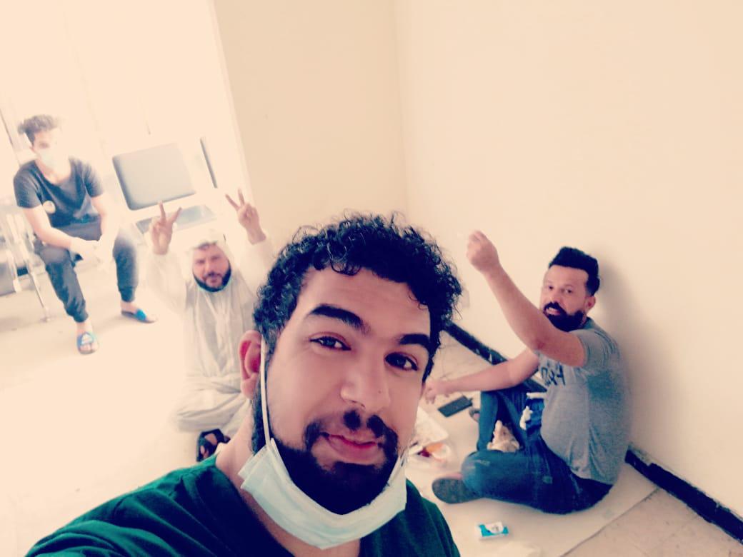 طلبة وخريجين الفنون الجميلة يلتحقون بالجيش الأبيض لمحاربة وباء كرونا (4)