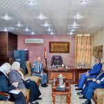 مساعد رئيس جامعة بغداد للشؤون العلمية يزور كلية التربية ابن الهيثم (2)