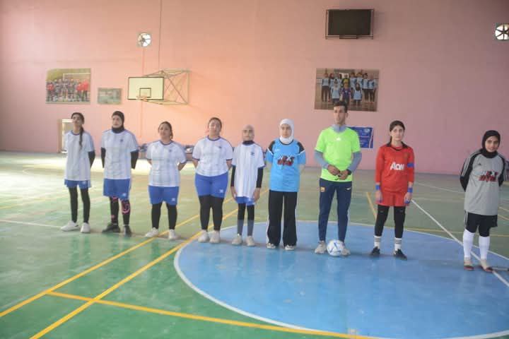 كلية التربية البدنية للبنات تستأنف بطولة كرة القدم النسوية (5)