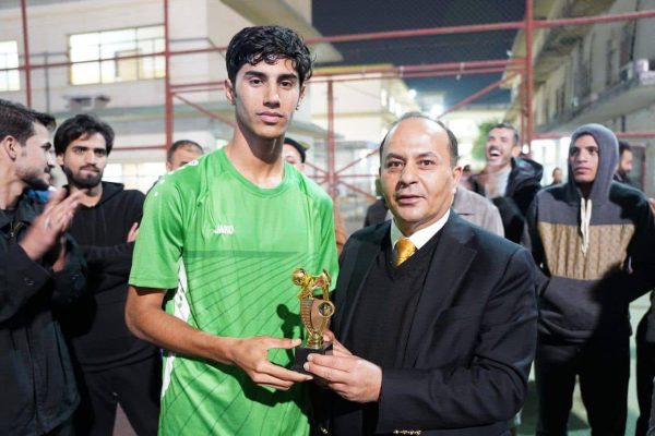 الاقسام الداخلية تختتم بطولة دوري خماسي كرة القدم .jpgK