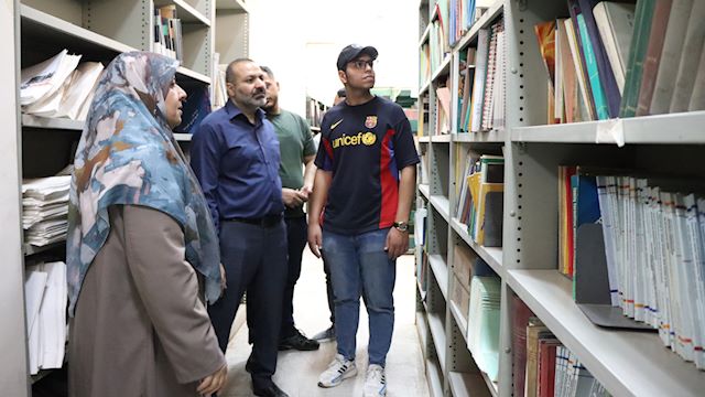 المركزية تستقبل طلبة التحسس النائي من كلية العلوم (2)