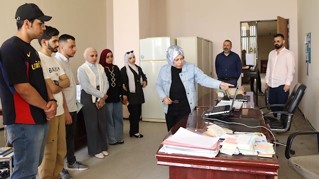 المركزية تستقبل طلبة التحسس النائي من كلية العلوم (3)